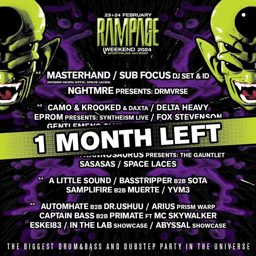 1 Month left until Rampage 15Y